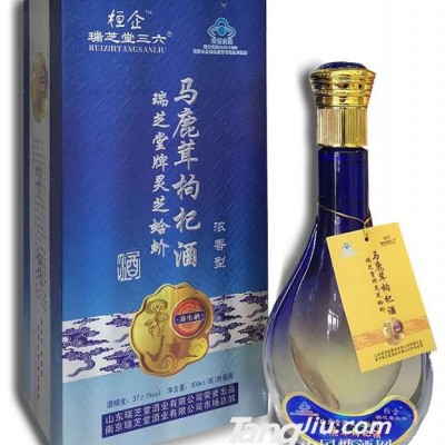 瑞芝堂牌灵芝蛤蚧马鹿茸枸杞酒（浓香型）-300ml