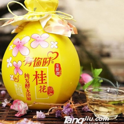 12°有你时桂花发酵酒-500ml