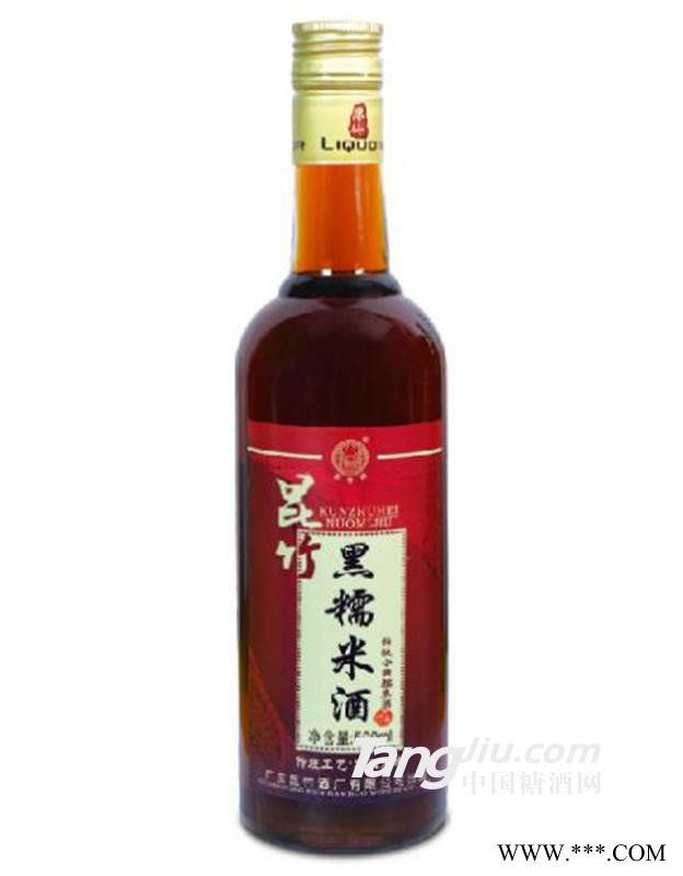 昆竹黑糯米酒19度