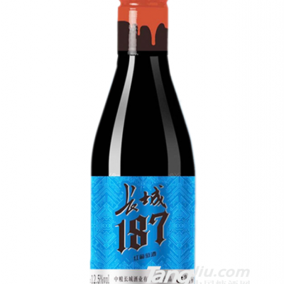 长城187红葡萄酒（蓝）