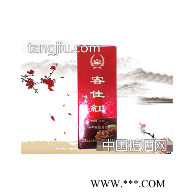 客佳红黄酒十年陈酿450ml