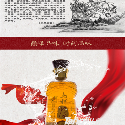 椎动力乌梢蛇酒精美礼盒装