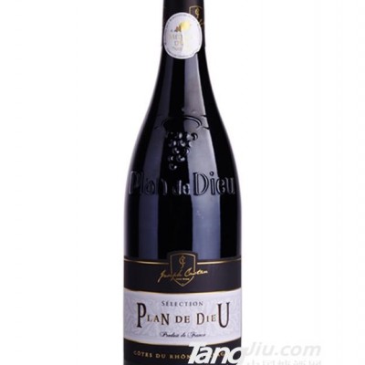 15°法国天堂小镇干红葡萄酒750ml