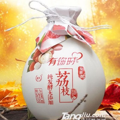 12°有你时荔枝发酵酒-500ml