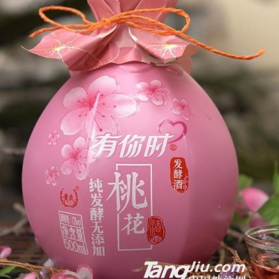 12°有你时桃花发酵酒-500ml