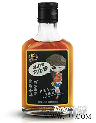 35°-刁小妹黑标保健酒-125ml图1