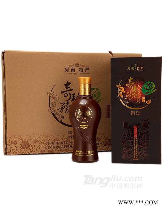 42°奇珍豫宝铁棍山药酒箱装500mlx6图1