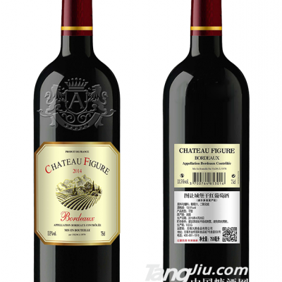 13.5°图让城堡干红葡萄酒750ml