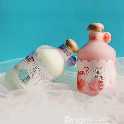 有你时原味-蜜桃花酸奶酒