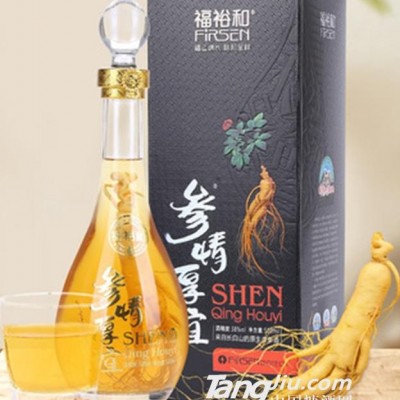 38度长白山鲜人参高粱酒500ml