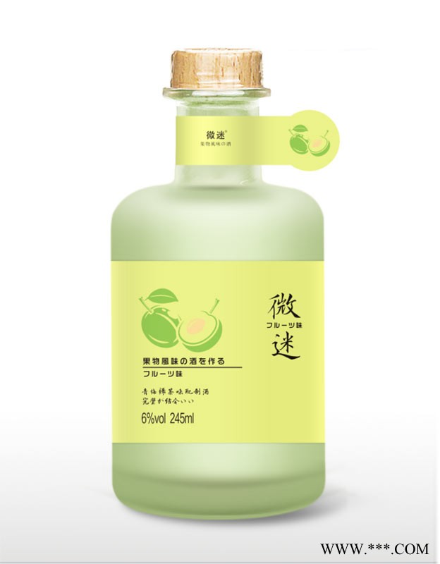 微迷果茶酒-青梅绿茶味245ml