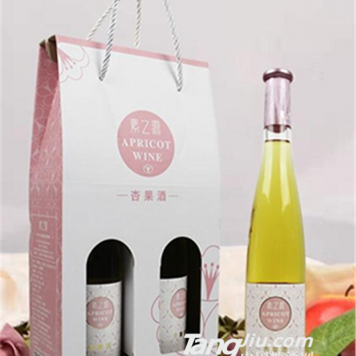 杏果酒低度99%杏果原浆发酵500ml*2礼盒装