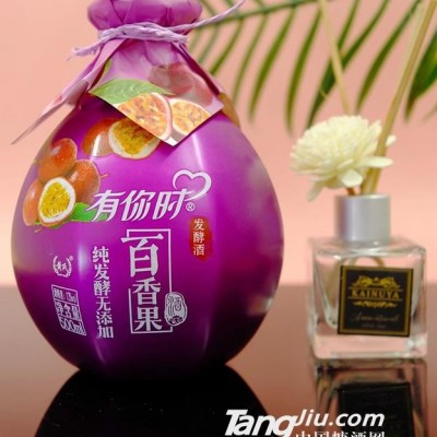 12°有你时百香果发酵酒-500ml
