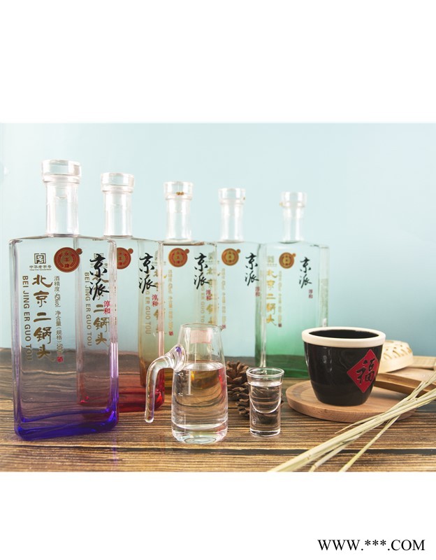 永丰牌北京二锅头京派淳和多彩小方瓶图3