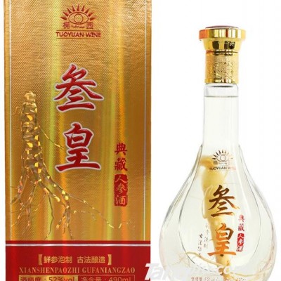 52°椭园叁皇典藏人参酒490ml