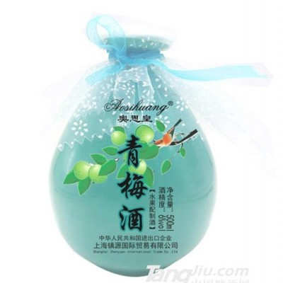 6℃奥思皇青梅酒花果酒