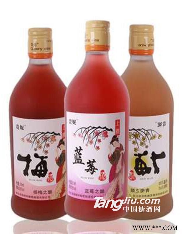 青梅 蓝莓果酒梅子酒女生低度酒-500ml图1