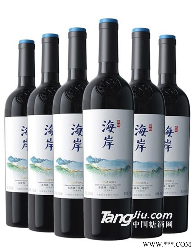 长城海岸赤霞珠马瑟兰干红葡萄酒图1