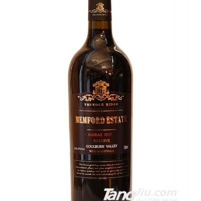 桑德满福庄园珍藏西拉子干红葡萄酒