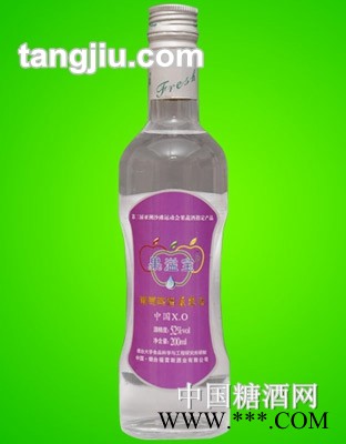 果溢宝中国葡萄蒸馏酒52度200ml图1
