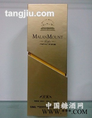 马栏山苹果酒黄冠纸盒图1