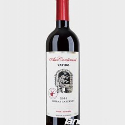 澳洲VAT365西拉子赤00霞珠干红葡萄酒14.5度