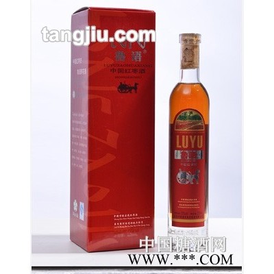 鲁语红枣酒水晶瓶12度220ml