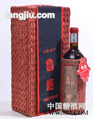 鲁语红枣酒草编42度750ml图1