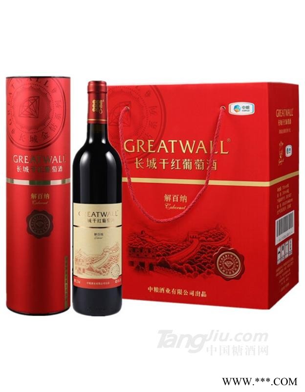 长城解百纳干红葡萄酒图1