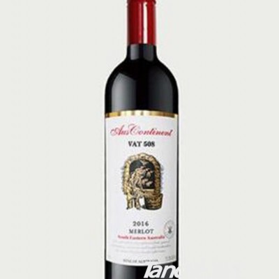 澳洲VAT508美乐干红葡萄酒15度