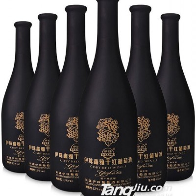 精品红酒13度伊珠鑫雅干红葡萄酒-750ml