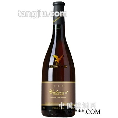 英文解百纳A款葡萄酒