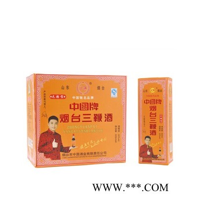 中圆三鞭酒500mlx6无糖型