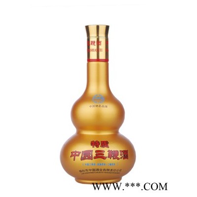 中圆三鞭酒500ml金装