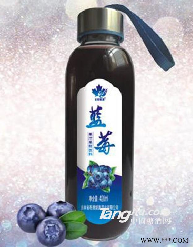 蓝莓果汁果粒饮料图1
