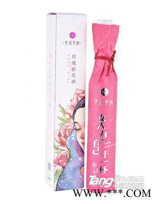 予花予尚-玫瑰鲜花酒（精装礼盒）图1
