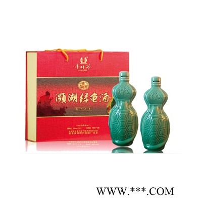 濒湖特制木盒绿龟酒-李时珍滋补酒