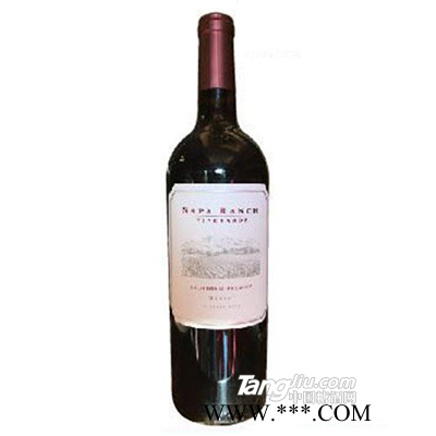 纳帕庄园梅洛红葡萄酒13.5度750ml
