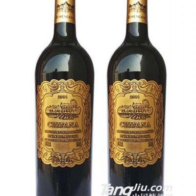 12°法国赛凡拉干红葡萄酒750ml