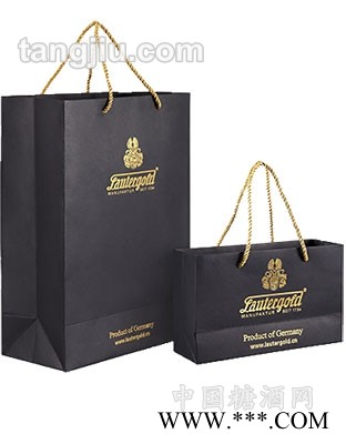 高品质烫金手提纸袋图1