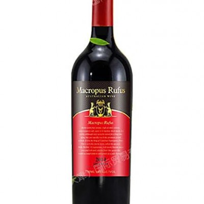 大赤袋鼠王美乐干红葡萄酒14°