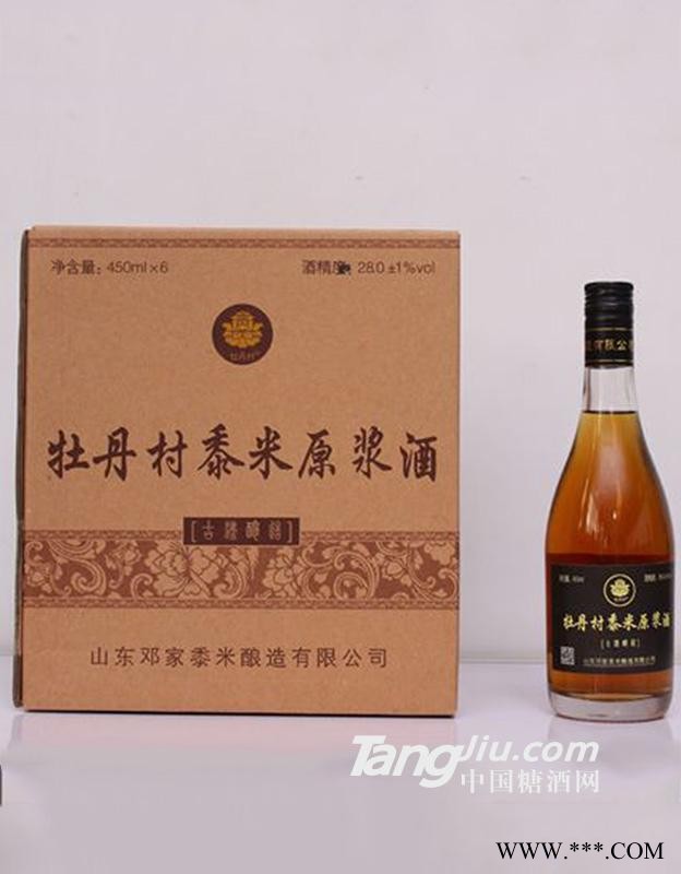 牡丹村黍米原浆酒28度图1