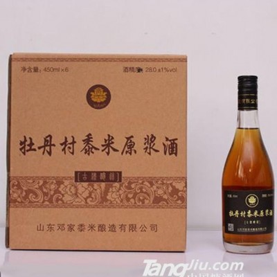 牡丹村黍米原浆酒28度
