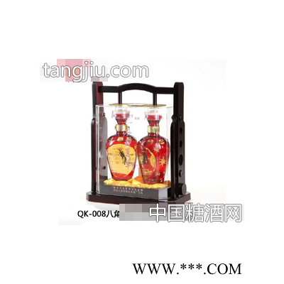 八角双瓶手提礼盒虫草酒008