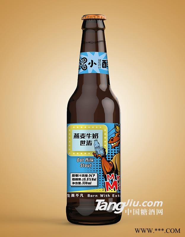 小醇燕麦牛奶世涛果味啤酒图1