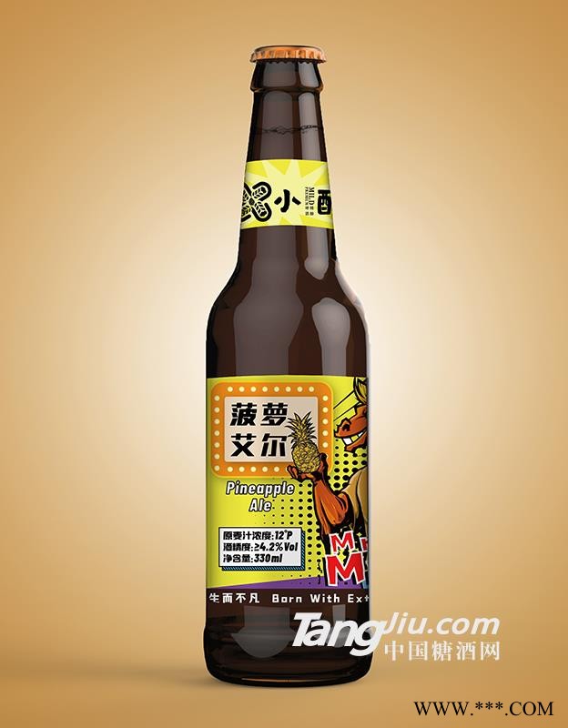 小醇菠萝艾尔果味啤酒图1