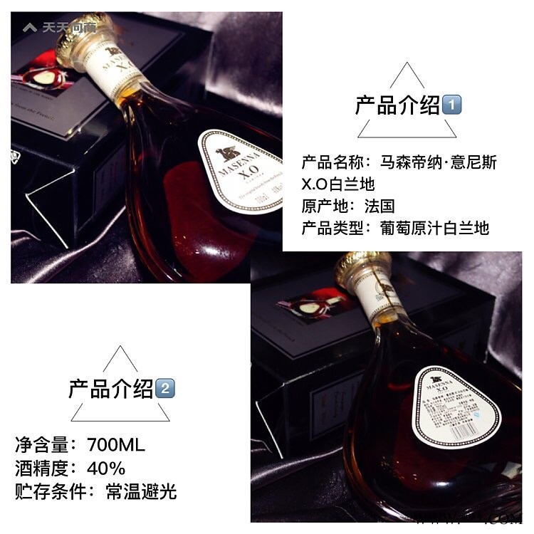 意尼斯XO 法国干邑白兰地图1