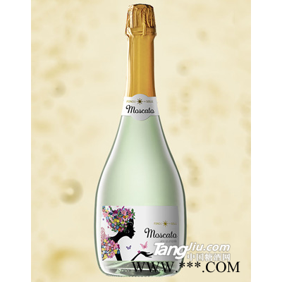 夏堇花莫斯卡托起泡葡萄酒