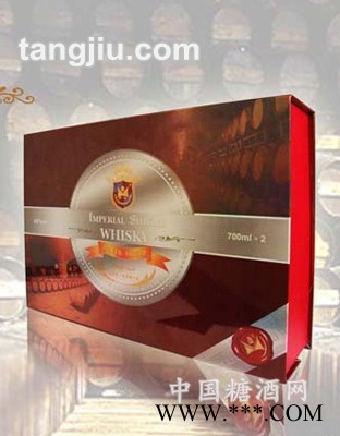 银盾威士忌700ml双支礼盒图1