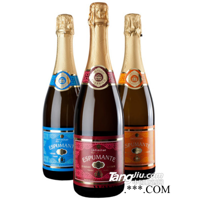 珍藏佳酿起泡酒红橙蓝